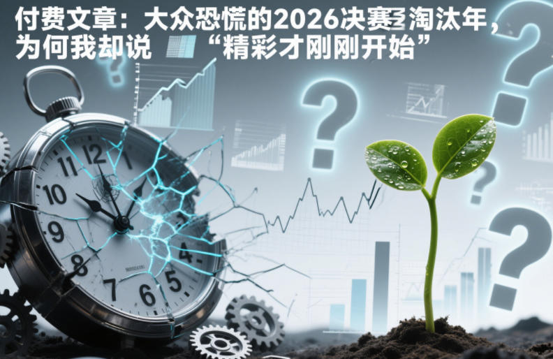 付费文章：大众恐慌的2026决赛淘汰年，为何我却说“精彩才刚刚开始”？-狂人资源网