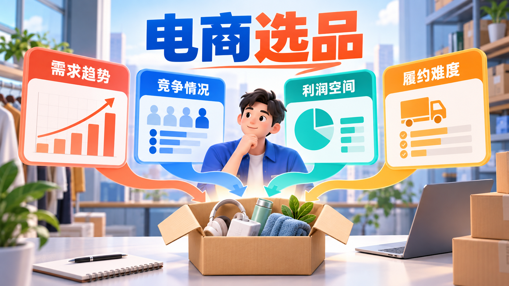 电商选品怎么做？新手从需求到测试的基础流程-狂人资源网